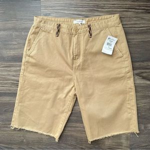 Frame Flat Front Khaki Shorts (NWT)